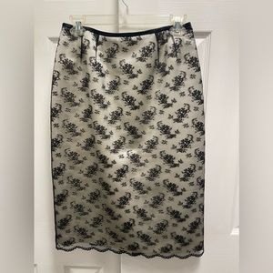 Kasper Pencil Lace Skirt Sz 6
